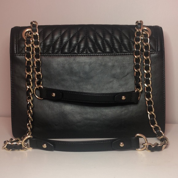 Black Authentic Karl Lagerfeld Paris Leather Bag - Picture 2 of 8